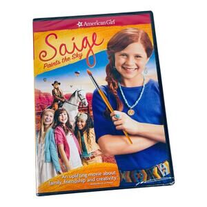 American Girl Saige Paints The Sky DVD Friendship Art Movie CD New Girl Of Year